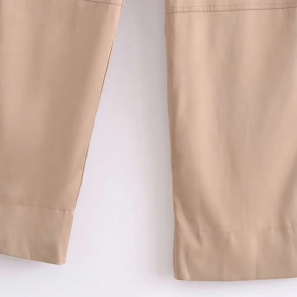 CALÇA CARGO DE CETIM