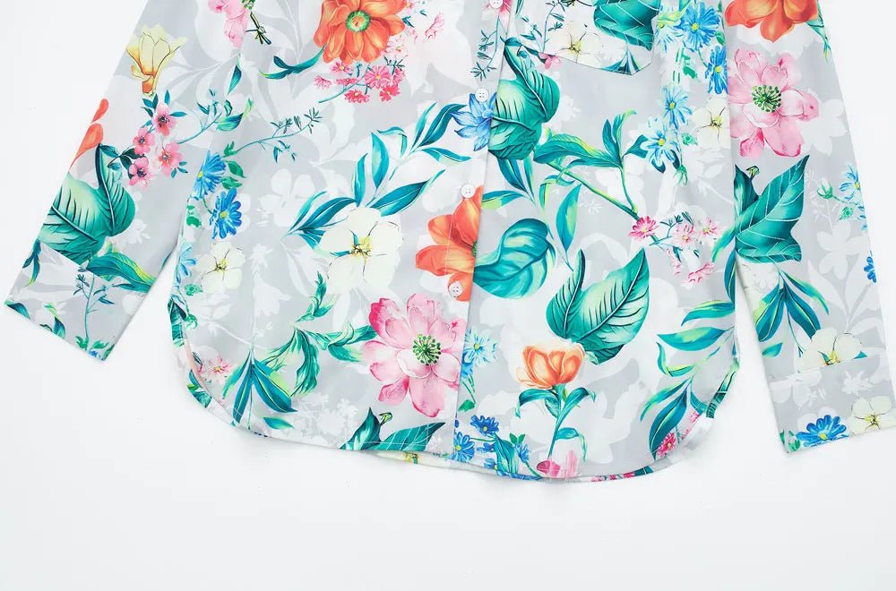 CAMISA COM ESTAMPA FLORAL