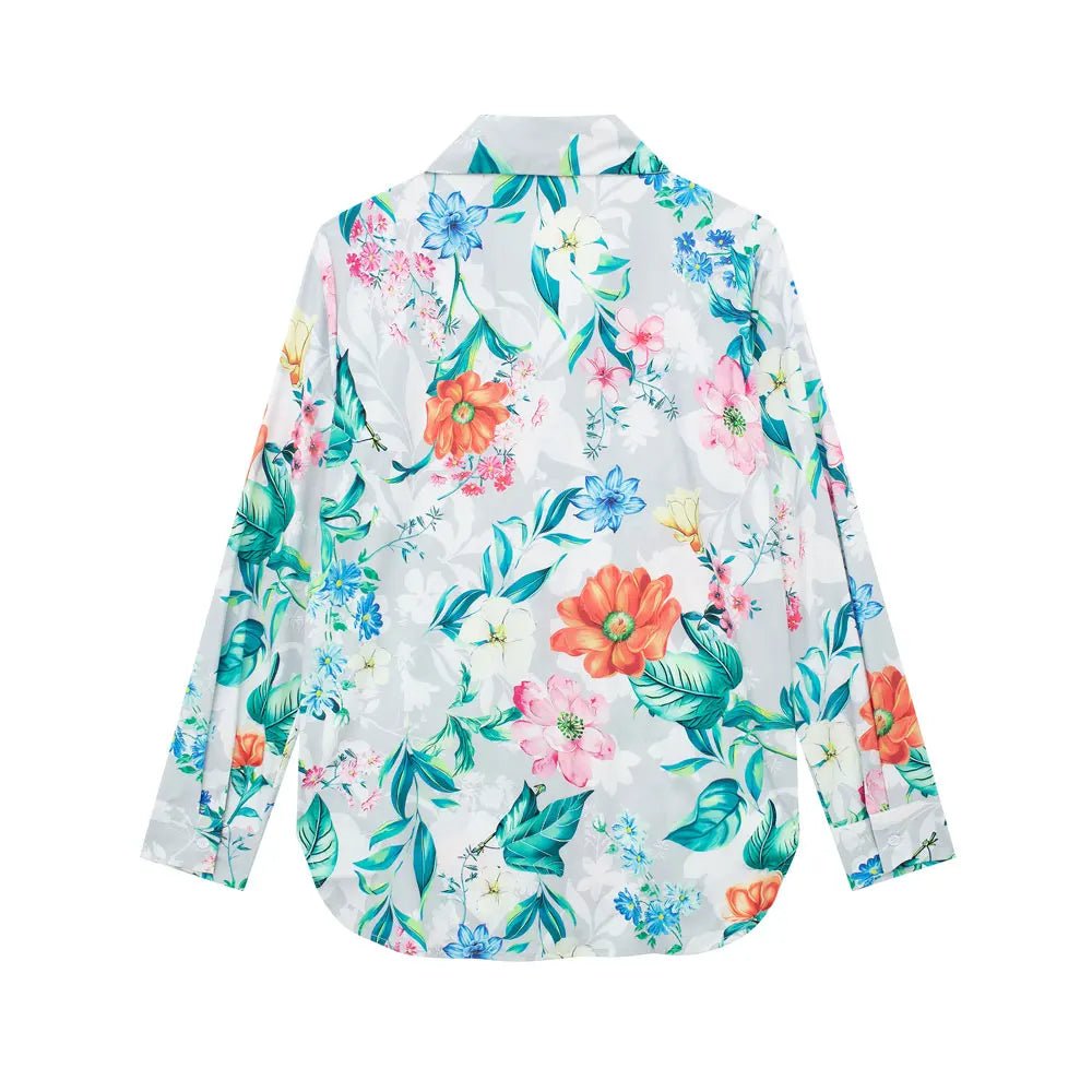 CAMISA COM ESTAMPA FLORAL